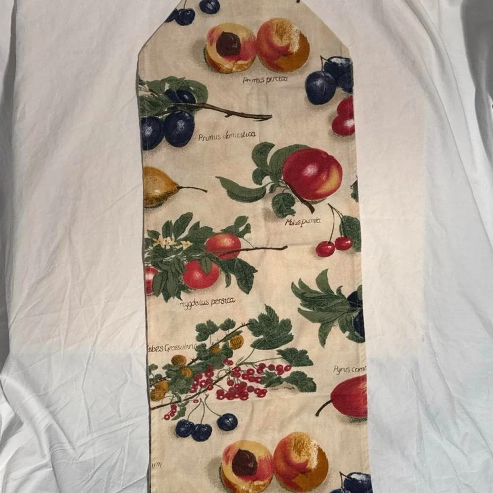 Vintage Tapestry Fruit Table Runner  & Wall Hanging 65x11.5 - Great Condition